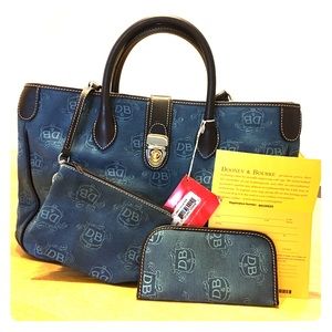 NEW- Dooney & Bourke double handle tote-Teal